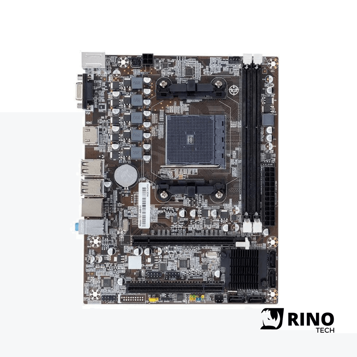 Placa Mãe TGT-A88-01, DDR3, Soquete FM2+, Chipset AMD A88 - Rino Tech