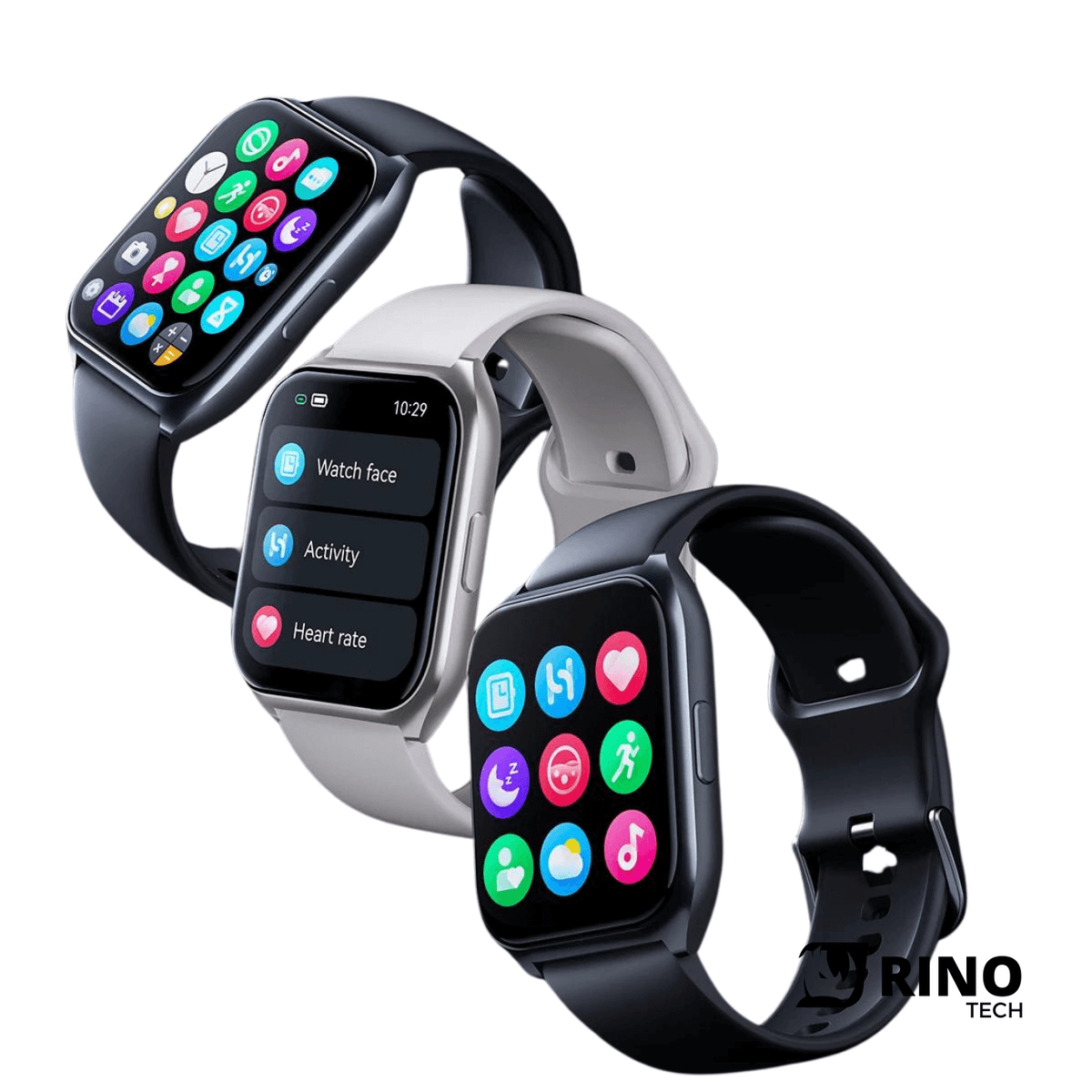 Smartwatch Haylou 2 Pro - Tela TFT 1,85", Bluetooth 5.0, Monitor Cardíaco, à Prova d'Água, Bateria 220-300mAh - Rino Tech