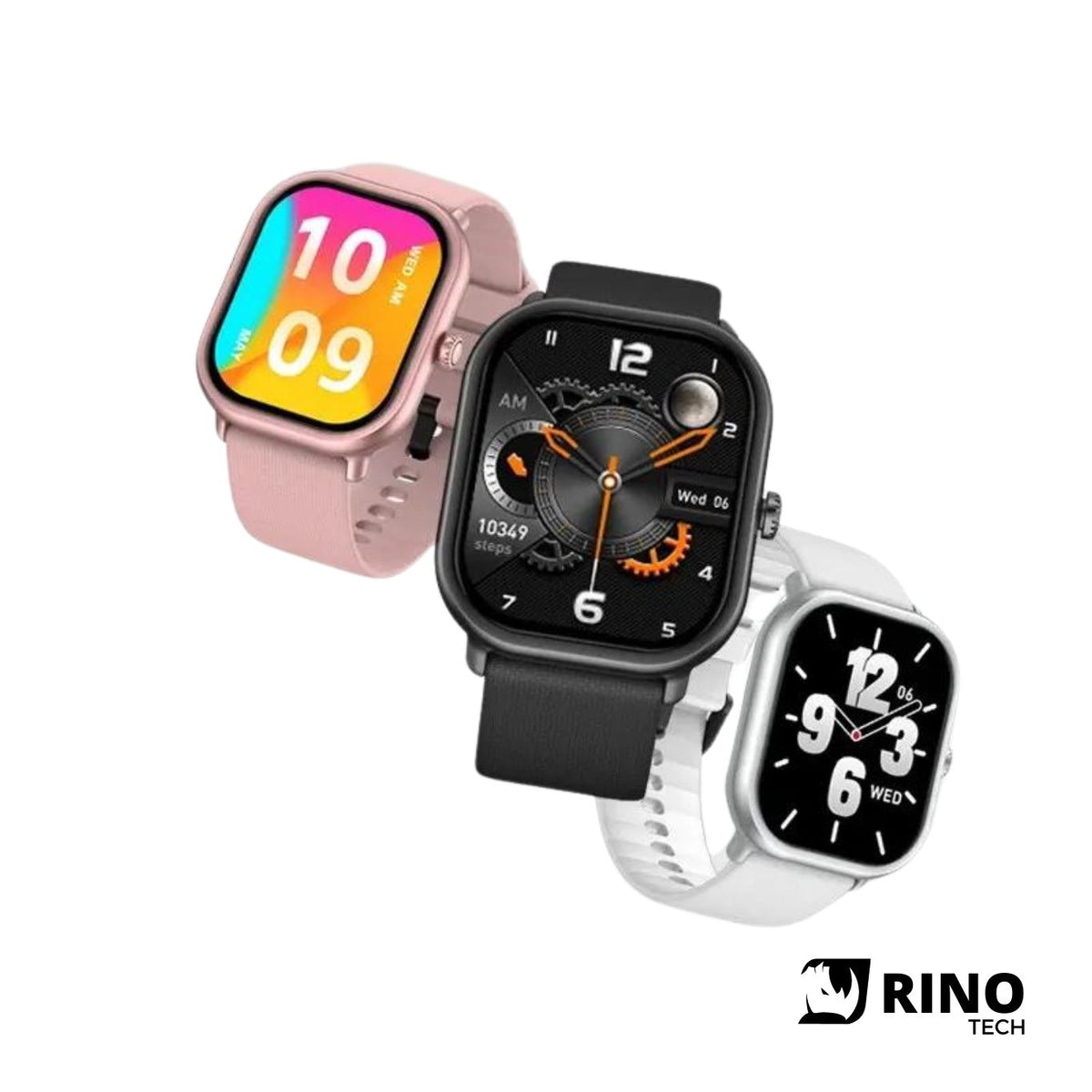 Smartwatch Zeblaze GTS 3 Pro - Tela AMOLED 1.97", Bluetooth 5.2, Monitor Cardíaco, À Prova d'Água, Bateria 220-300mAh - Rino Tech