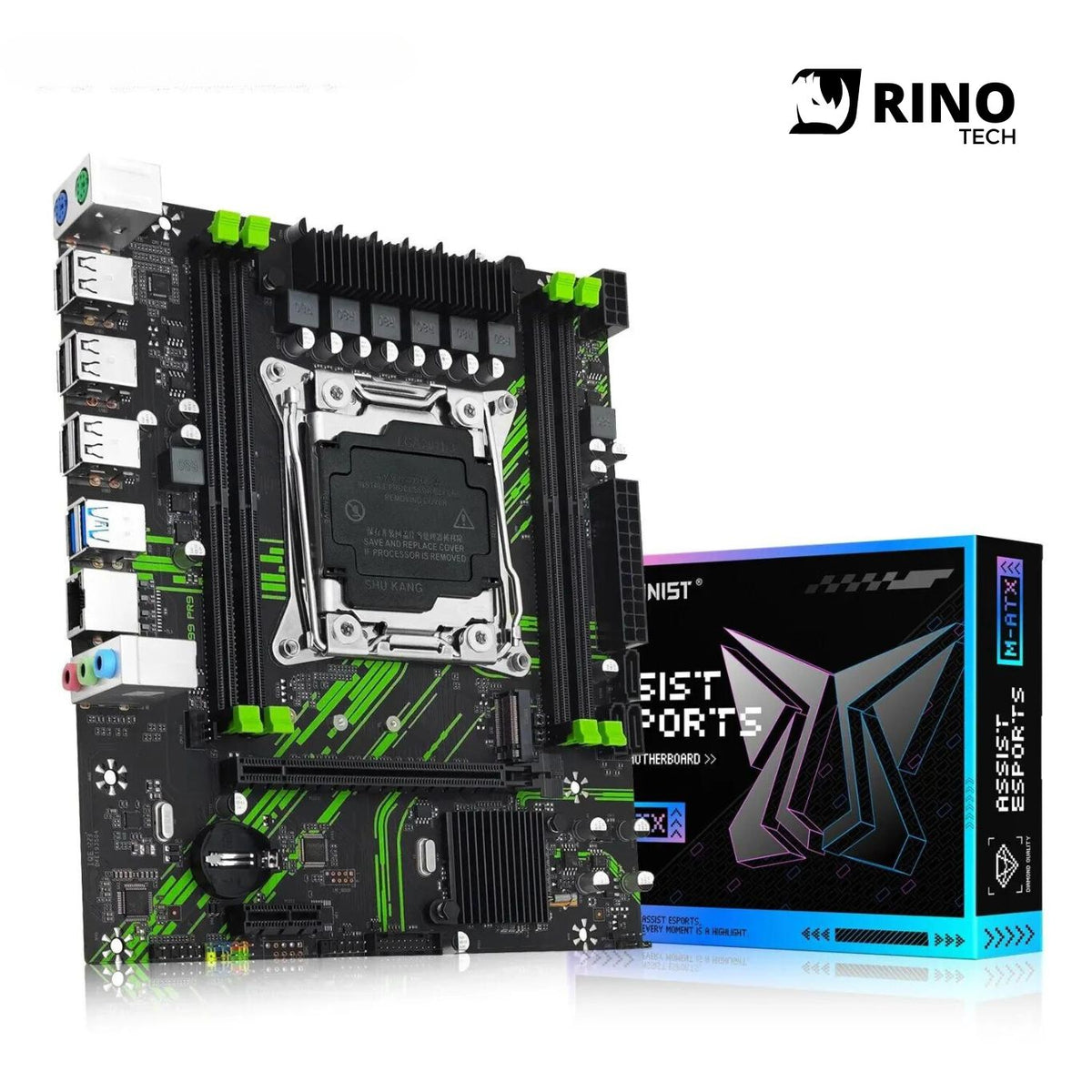 Placa Mãe MACHINIST X99 PR9, Intel LGA 2011-3, DDR4, SATA/NVME M.2 - Rino Tech