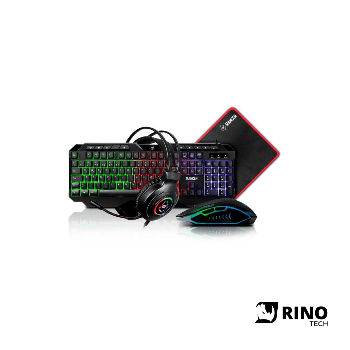 Kit Periférico Gamer Mancer ORC 4x1 - Rino Tech